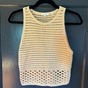 A.L.C Brayden Open Stitch Sweater Tank small